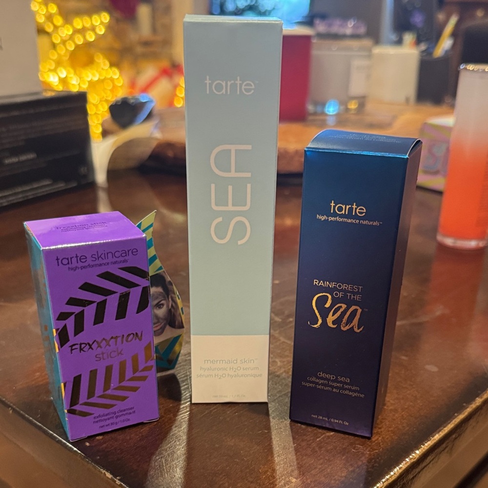 Tarte Skincare Trio about hydration ~ collagen & hyaluronic serum READ ⬇️ BELOW